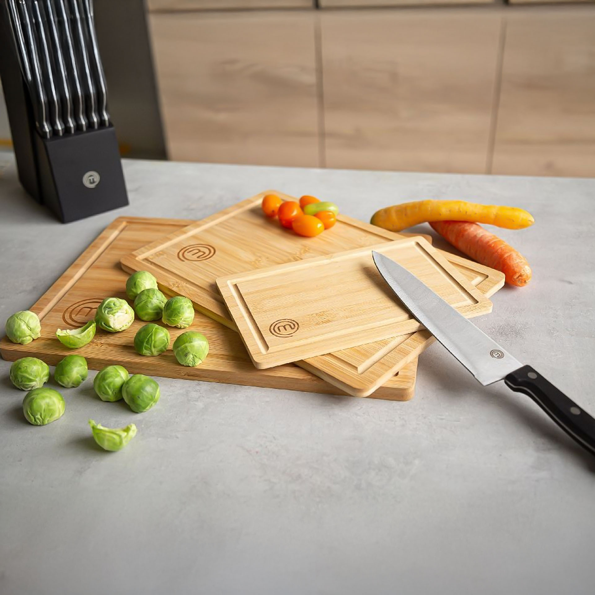 Tábua Corte Bambu MasterChef Retangular 34X23.5X1cm