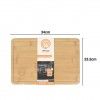 Tábua Corte Bambu MasterChef Retangular 34X23.5X1cm Tábua Corte Bambu MasterChef Retangular 34X23.5X1cm
