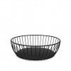 Cesto Po Metal Oval Preto