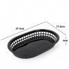 Cesto Po Plstico Oval 27.4X17.5X4cm