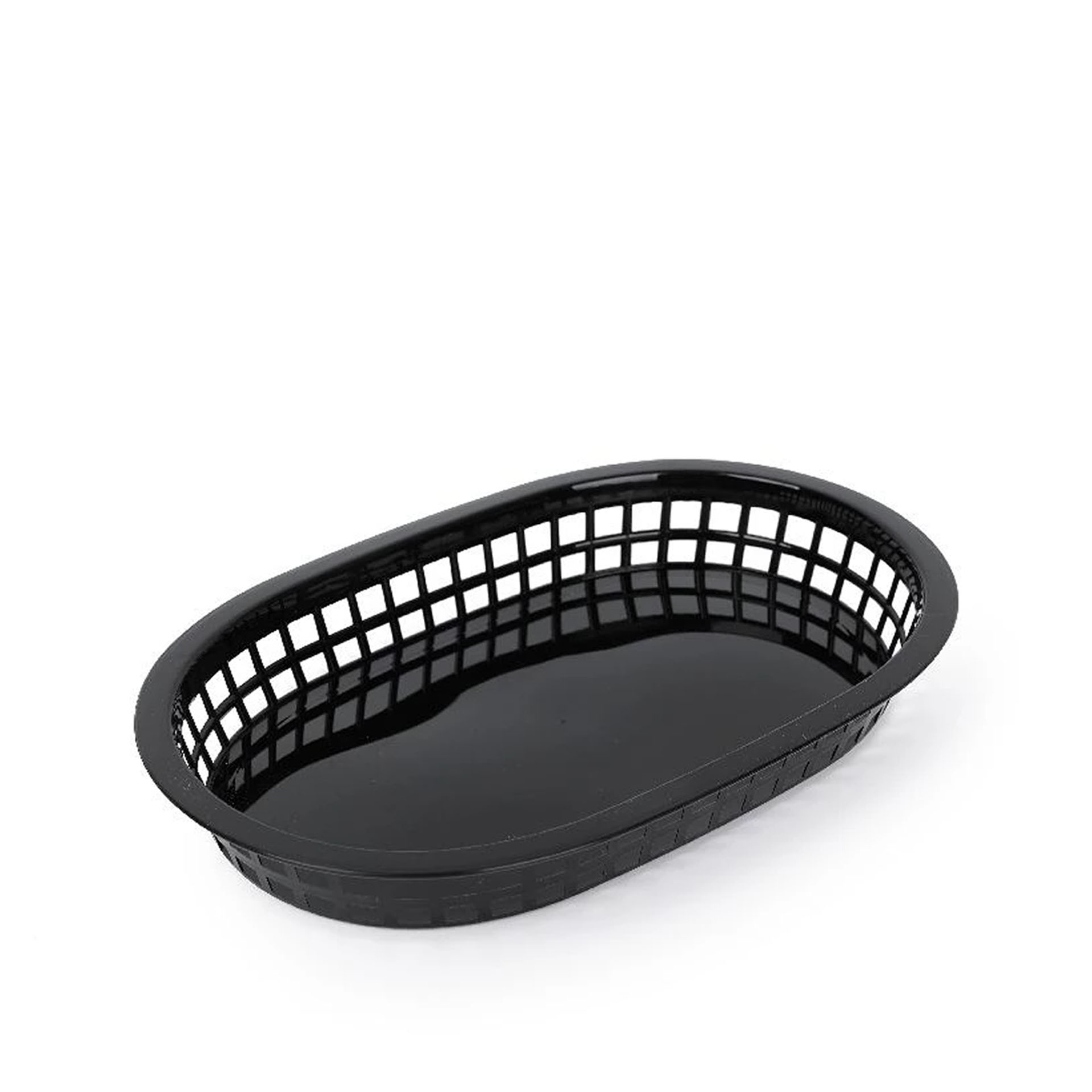 Cesto Pão Plástico Oval 27.4X17.5X4cm