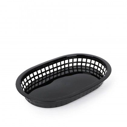 Cesto Po Plstico Oval 27.4X17.5X4cm