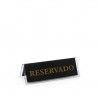 Placa Reservado Acrlico 12X4cm