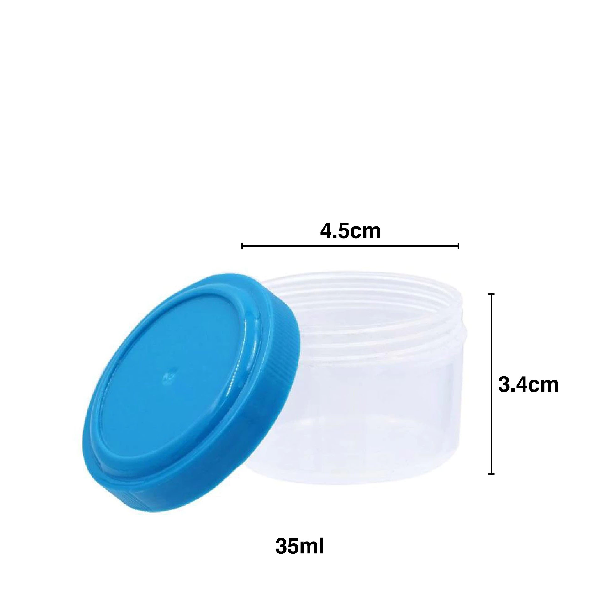 Caixa Hermética Redondo 35ml 4.5X3.4cm