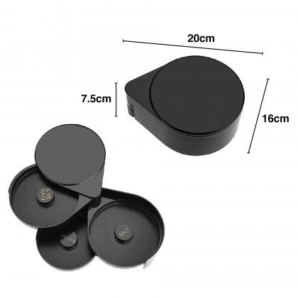 Suporte para Copos 3 Compartimentos 20X16X7.5cm