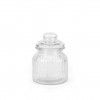 Frasco Vidro Linhas com Tampa Redondo 1300ml 11X22.8cm