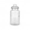 Frasco Vidro Linhas com Tampa Redondo 1300ml 11X22.8cm