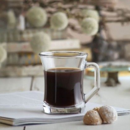 Caneca Vidro Zen com Asa 225ml 7.9X9.6cm Pack 6