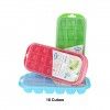 Cuvete Gelo Plstico com Tampa 18 Cubos