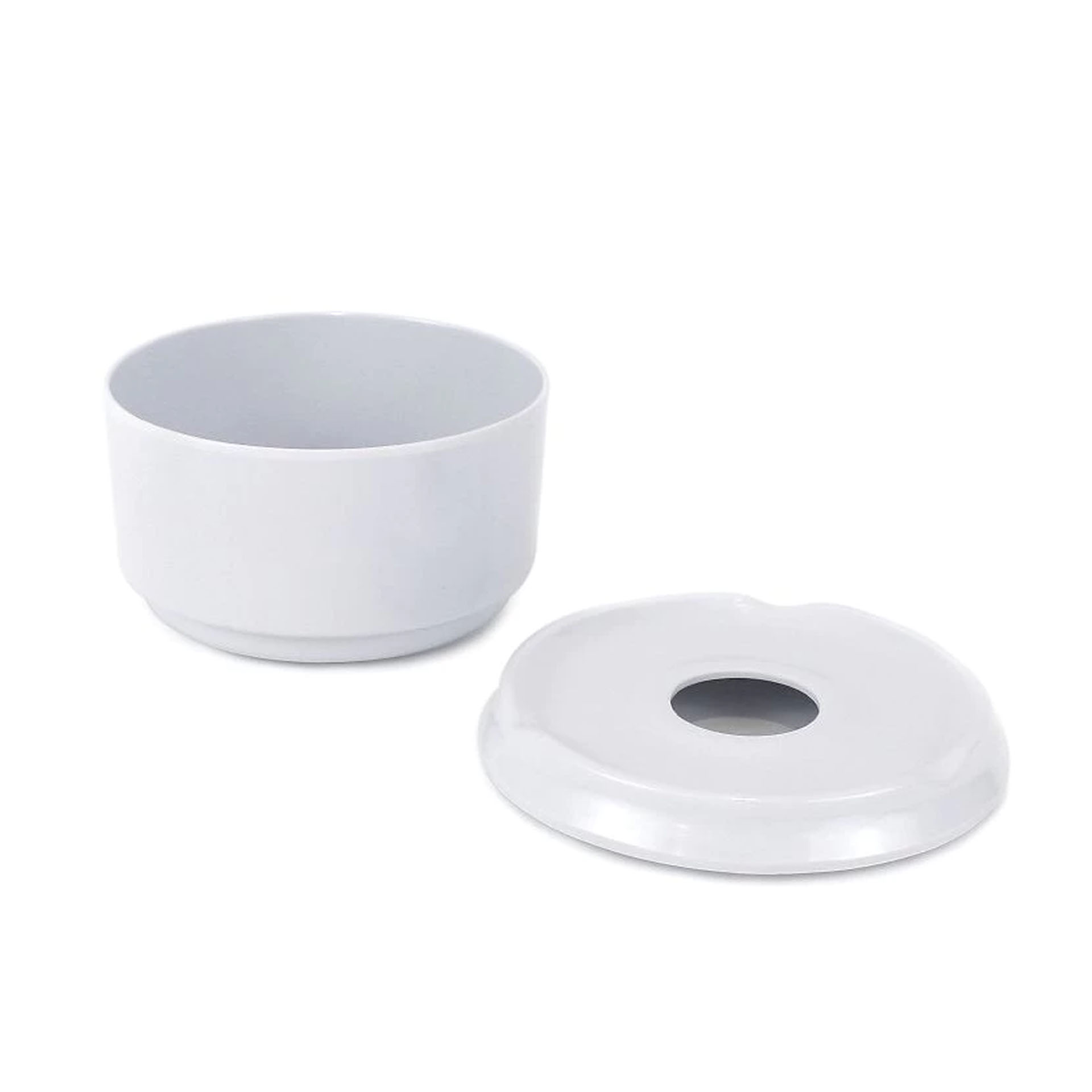 Cinzeiro Água Melamina Branco 11X6cm