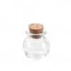 Frasco Vidro Tampa Cortia Redondo 50ml 5X6cm
