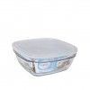 Caixa Hermtica Vidro Freshbox Quadrada 2000ml 20X20X8cm
