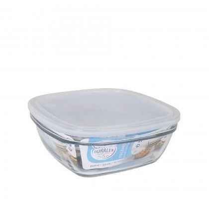 Caixa Hermtica Vidro Freshbox Quadrada 2000ml 20X20X8cm
