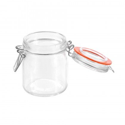 Frasco Hermtico Vidro com Clip 150ml