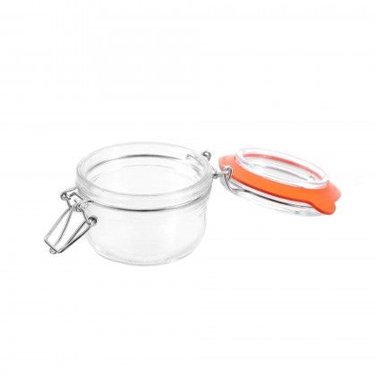 Frasco Hermtico Vidro com Clip 150ml