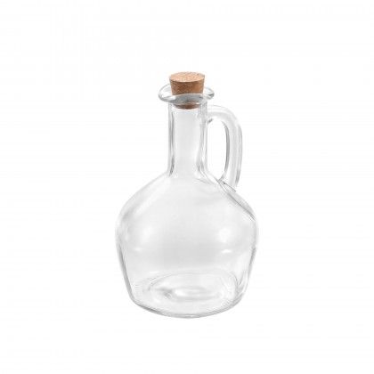 Galheteiro Vidro Rolha Cortia 350ml 9.8X16cm