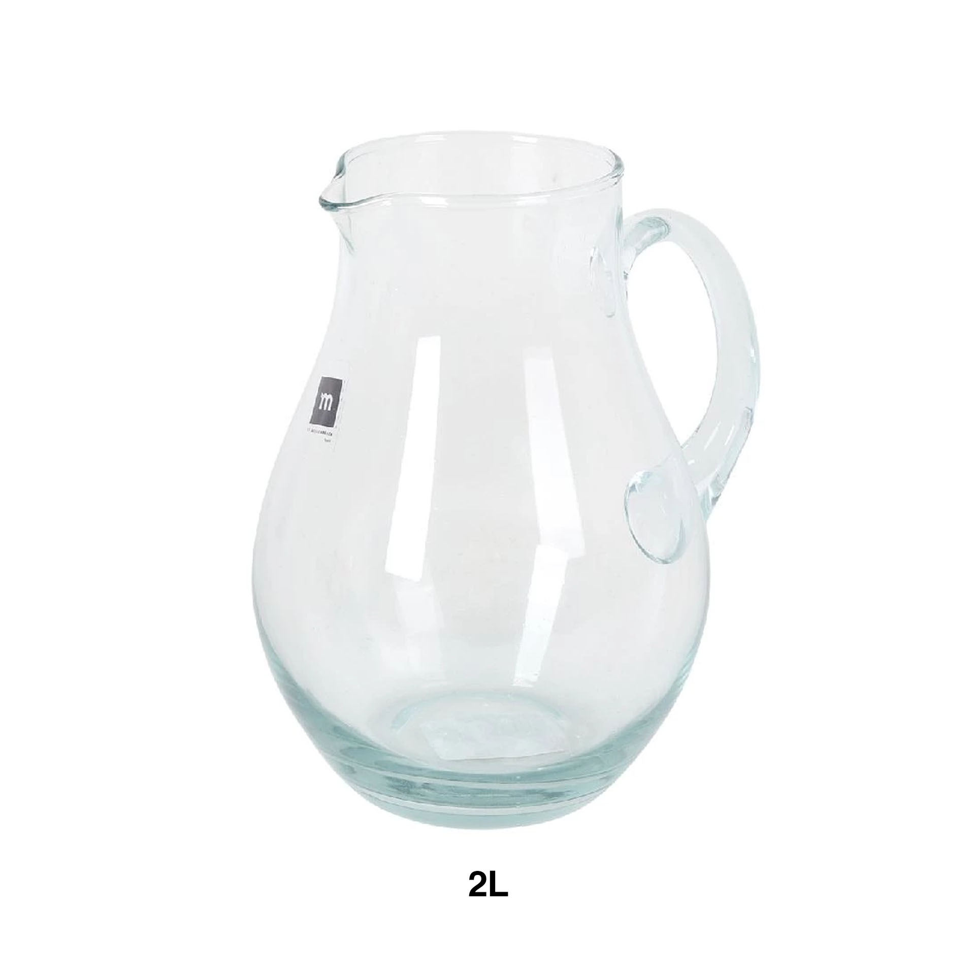 Jarro Vidro Lombardia com Asa 2000ml