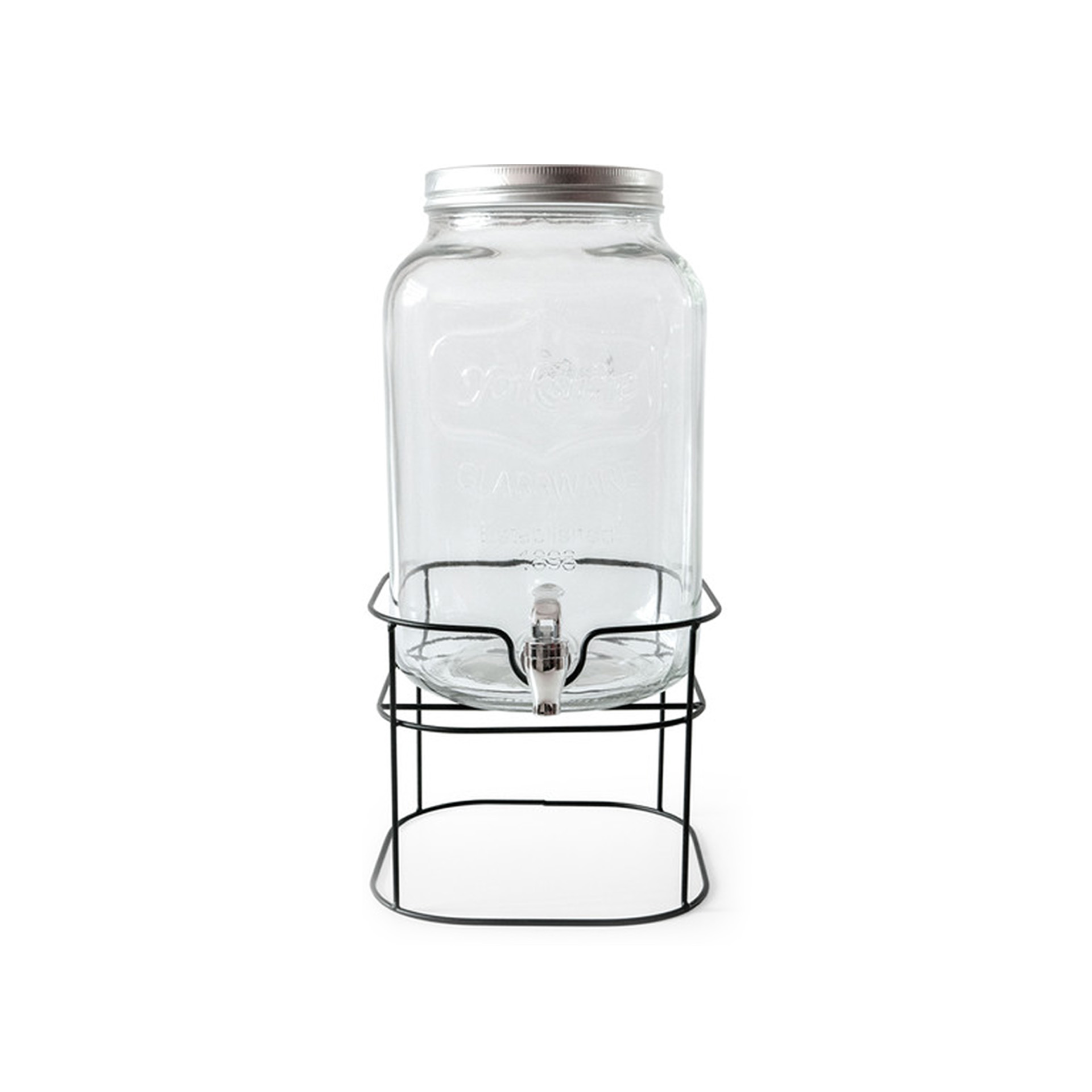 Dispensador Líquido Rustik com Torneira 8L 22X22X37cm