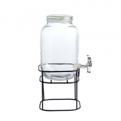 Dispensador Lquido Rustik com Torneira 8L 22X22X37cm