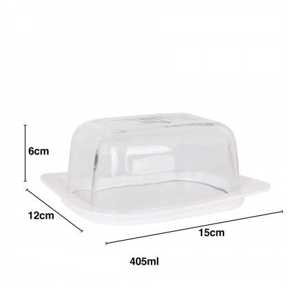 Manteigueira Pera 405ml 15X12X6cm
