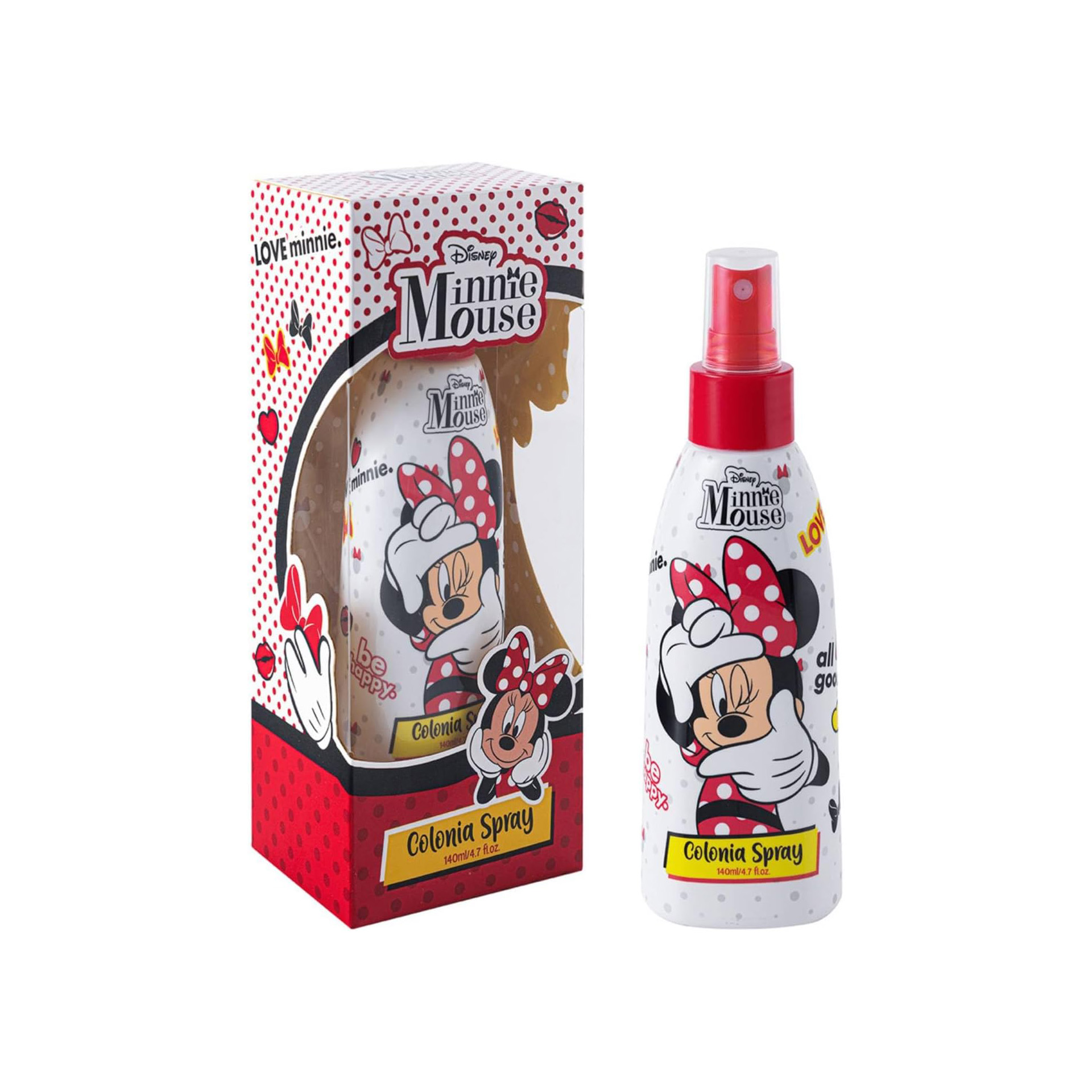 Spray Colónia Infantil Minnie Mouse 140ml