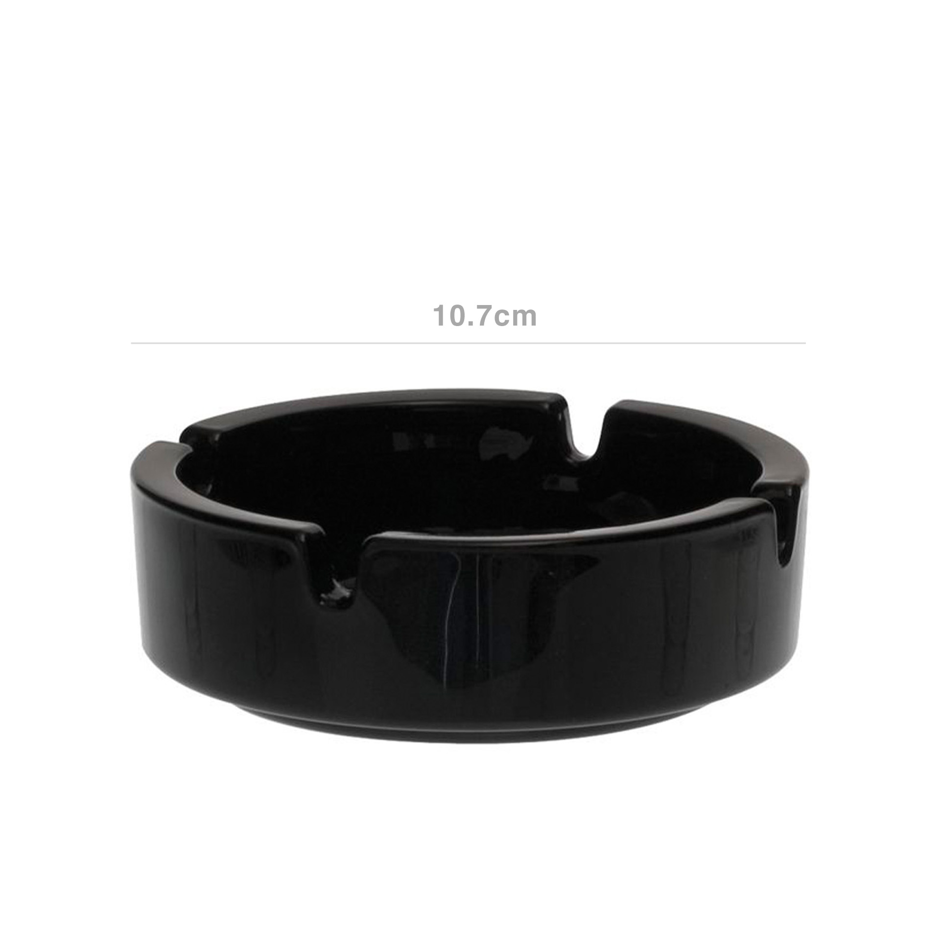 Cinzeiro Empilhável Preto 10.7X3.5cm