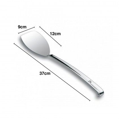 Espátula Inox Profissional 9X12X37cm Espátula Inox Profissional 9X12X37cm