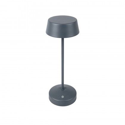 Candeeiro Led Metal Redondo Cinzento 11X32cm Candeeiro Led Metal Redondo Cinzento 11X32cm