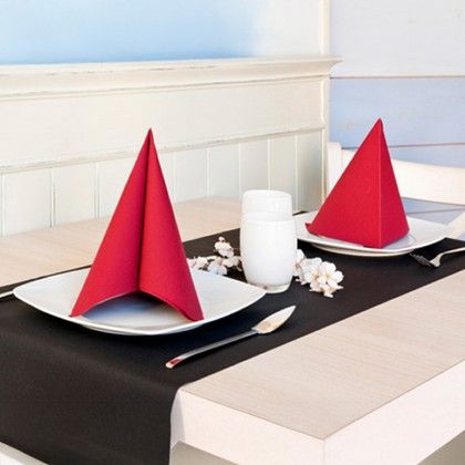 Guardanapo Airlaid Vermelho 40X40cm Pack 50