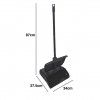 Apanhador com Tampa e Pega Preto 87X34X27.5cm