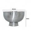 Champanheira Inox Redondo 36.5X24cm
