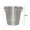 Balde Gelo Inox Redondo 22X20.5cm