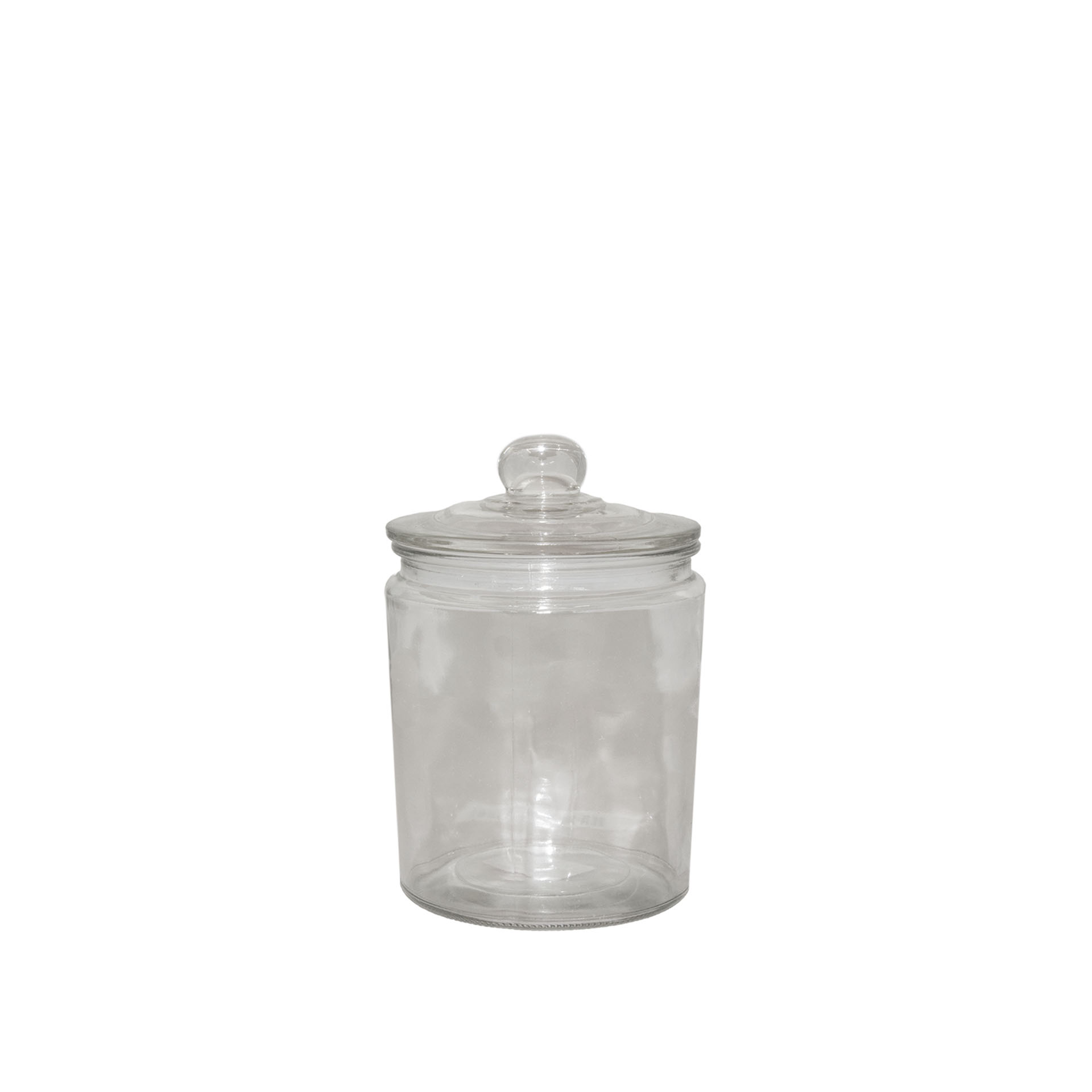 Frasco Vidro Redondo 960ml 10.5X12cm
