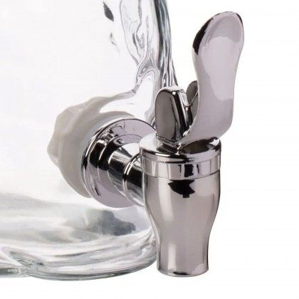 Dispensador Vidro com Torneira 4L 10.5X26cm