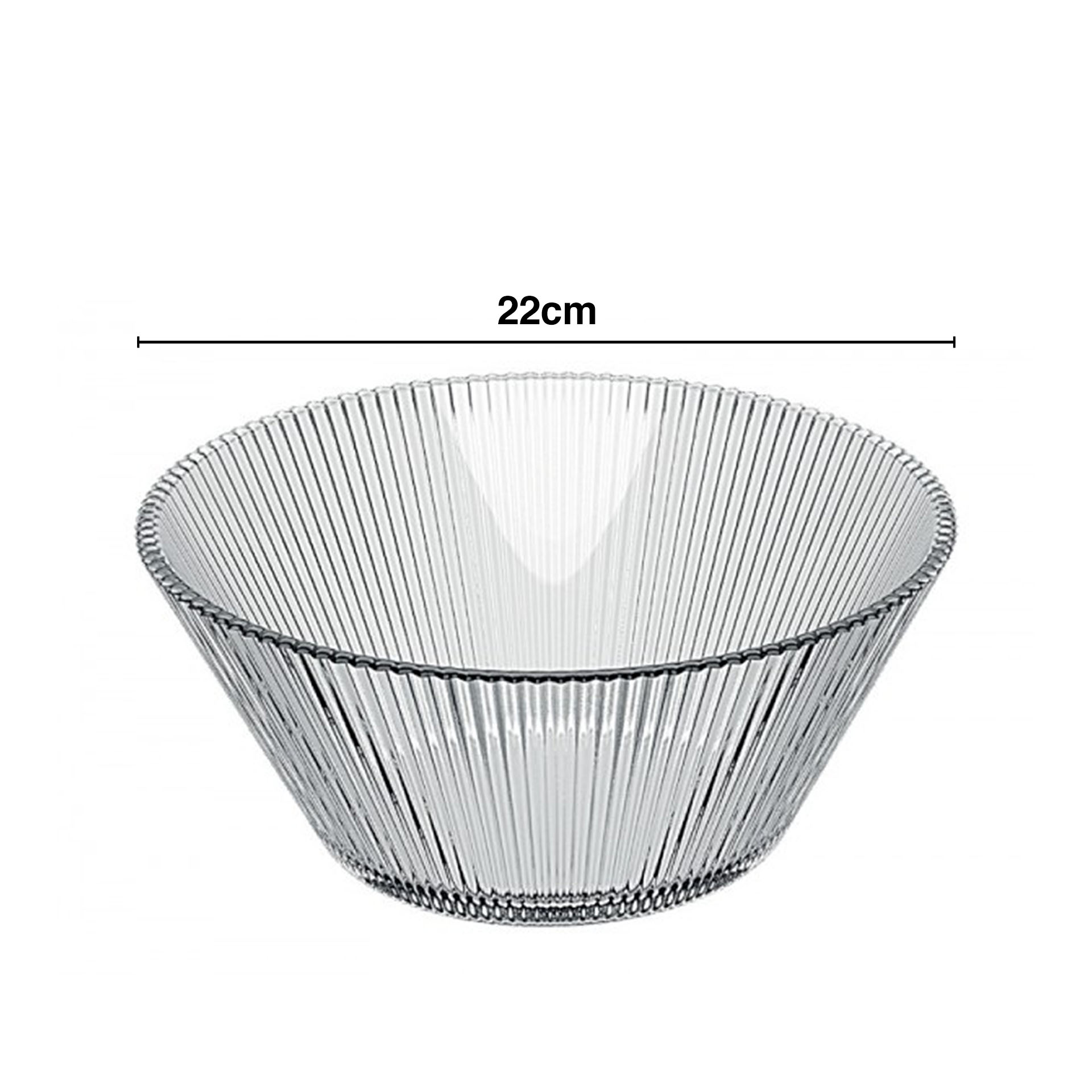 Saladeira Vidro Redonda 22cm