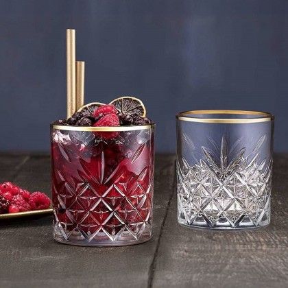 Copo sem P� Timeless Golden Touch Baixo 34.5cl Pack 4