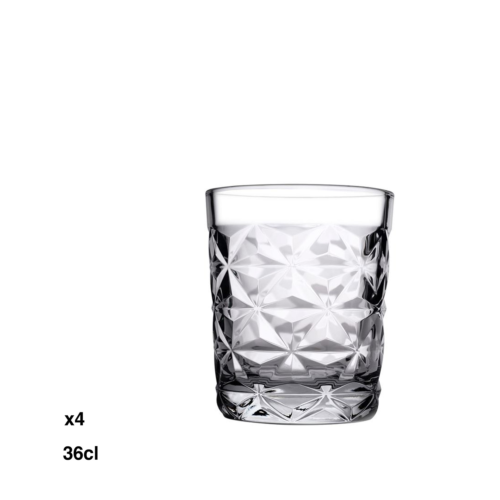 Copo sem Pé Estrella Baixo 36cl Pack 4