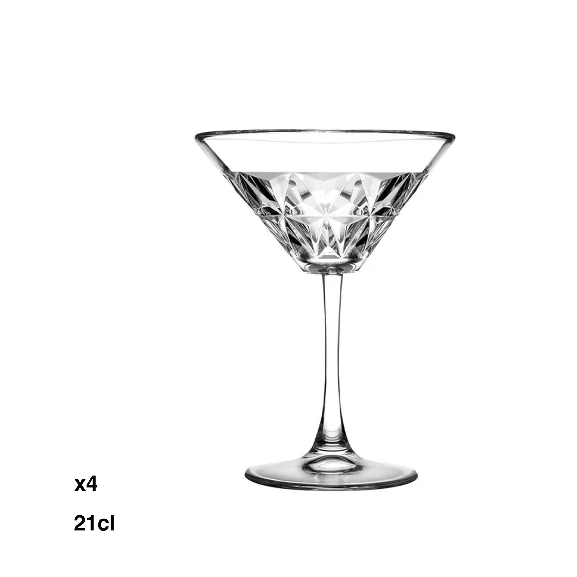 Taça Cocktail Estrella 21cl Pack 4