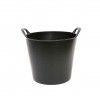 Selha Flex Polietileno com Asas Preta 26L 35X25X34cm