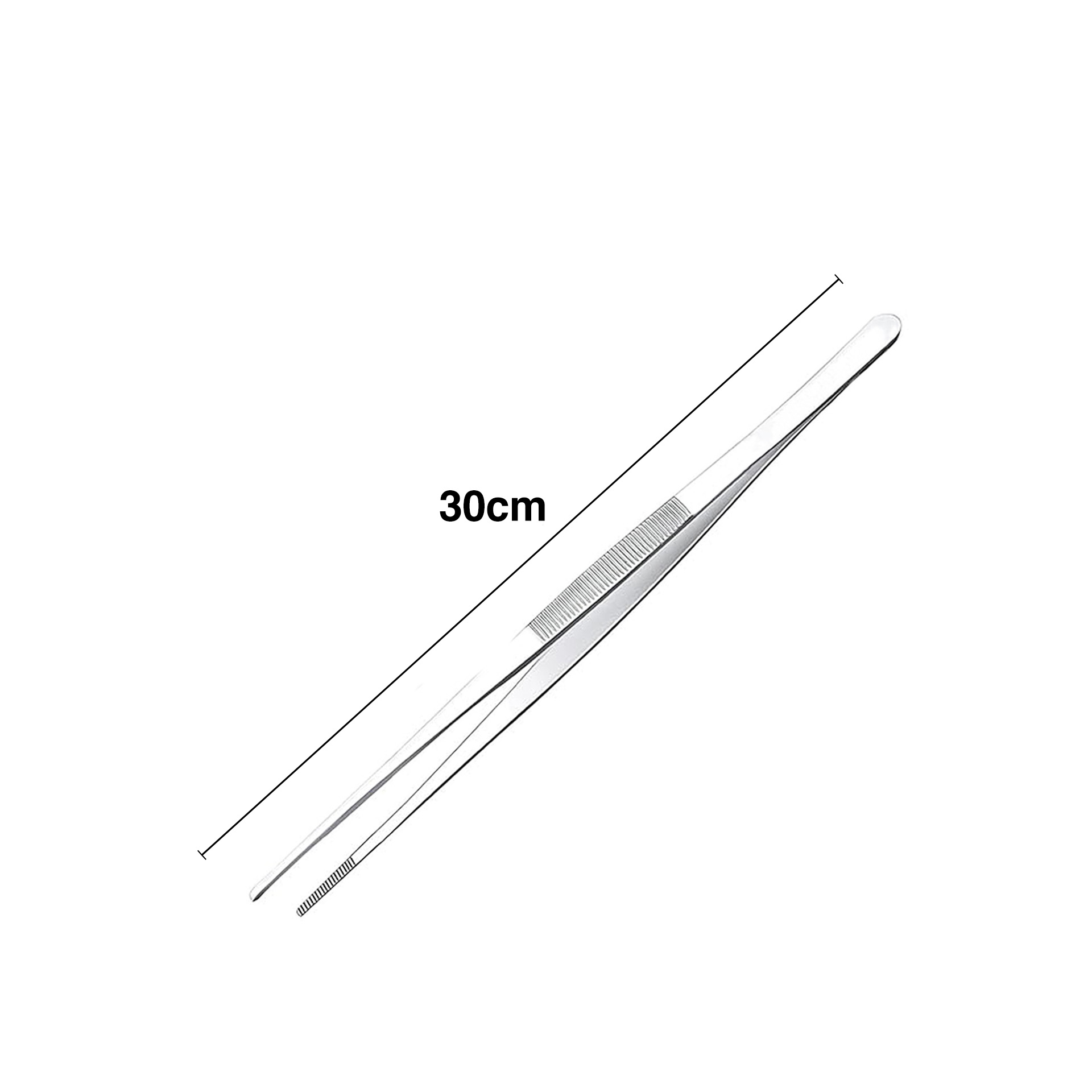 Pinça Cozinha Multiusos Aço Inoxidável 30cm