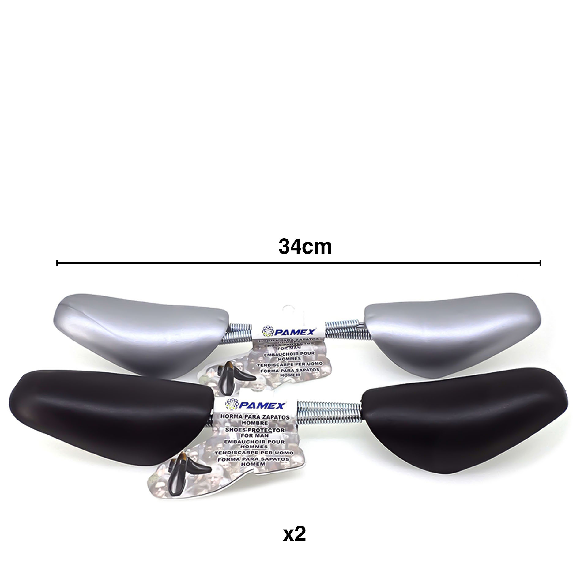 Forma Sapato Senhor Pamex 34cm Pack 2