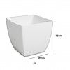Vaso Siena Mate Branco 20cm