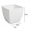 Vaso Siena Mate Branco 30cm