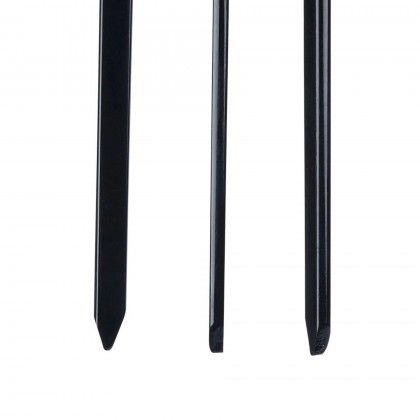 Espeto Churrasco Metal Cinzento 31.5cm Pack 8