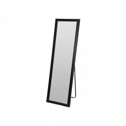 Espelho P� com Suporte Metal Preto 36X126cm