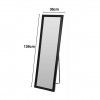 Espelho P com Suporte Metal Preto 36X126cm