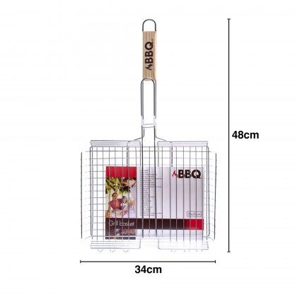 Grelha Churrasco Retangular 48X34cm Grelha Churrasco Retangular 48X34cm