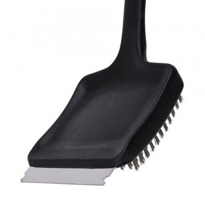Escova Limpa Barbecue Preto 49cm Escova Limpa Barbecue Preto 49cm
