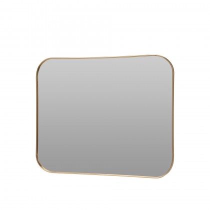 Espelho Parede Borda Dourada 55X45X1.5cm