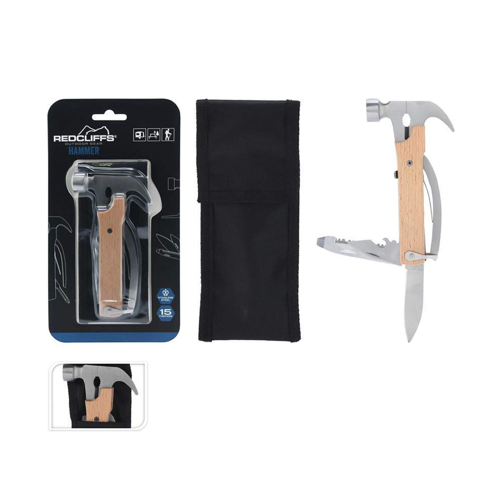 Martelo 15 Funções com Bolsa 13cm